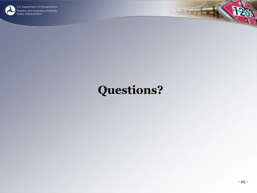 u s department of transportation pipeline 24