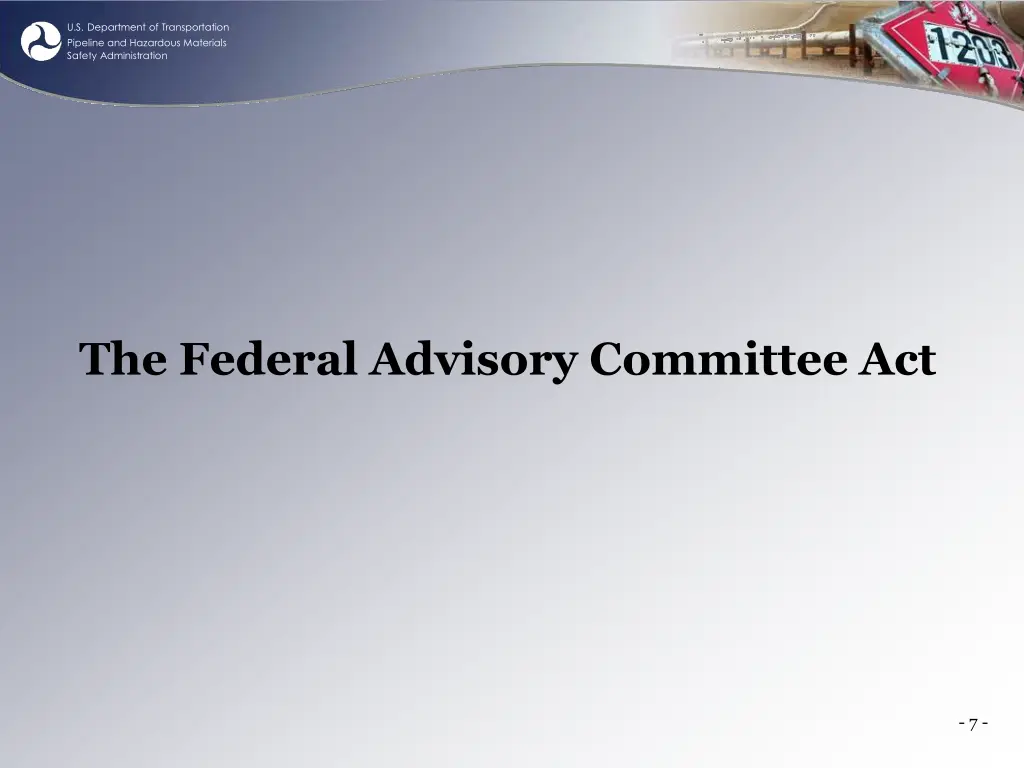 u s department of transportation pipeline 6