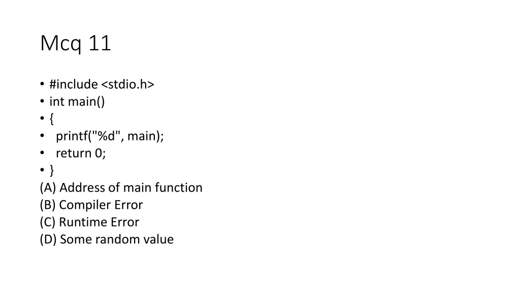 mcq 11