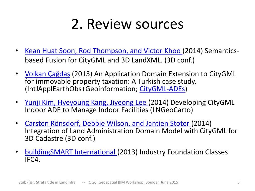 2 review sources