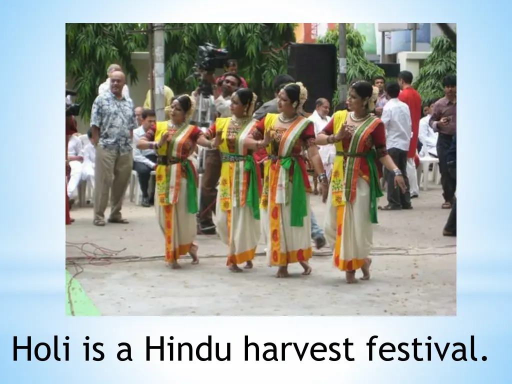 holi is a hindu harvest festival
