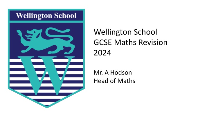 wellington school gcse maths revision 2024