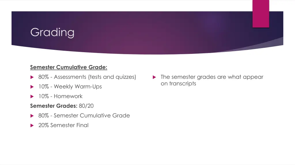 grading