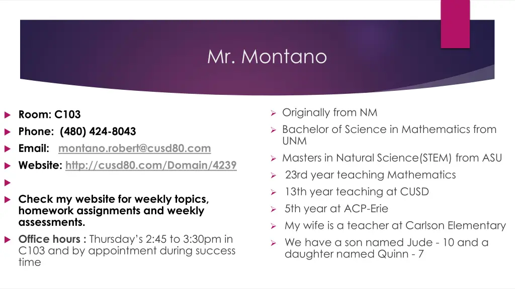 mr montano