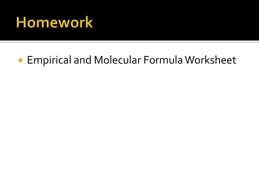 empirical and molecular formula worksheet