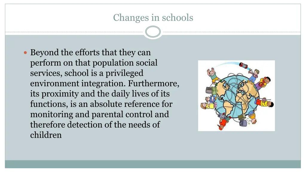 changes in schools