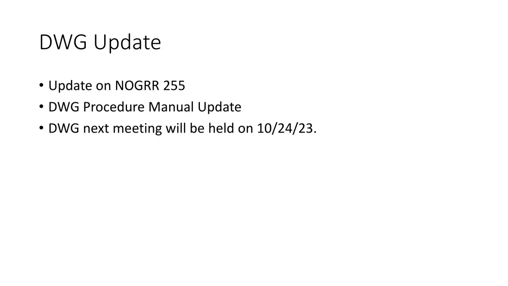 dwg update