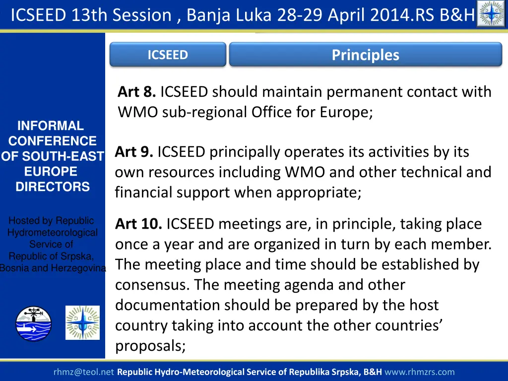 icseed 13th session banja luka 28 29 april 2014 3