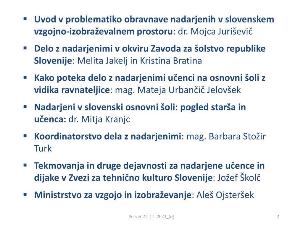 uvod v problematiko obravnave nadarjenih