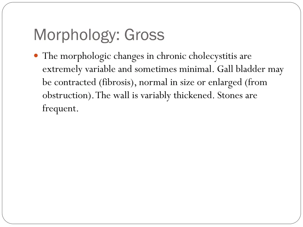 morphology gross