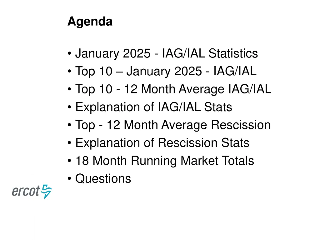 agenda