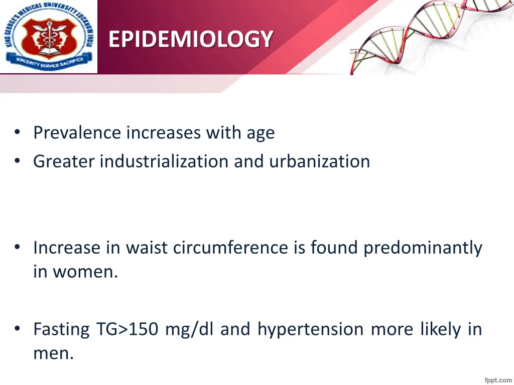epidemiology