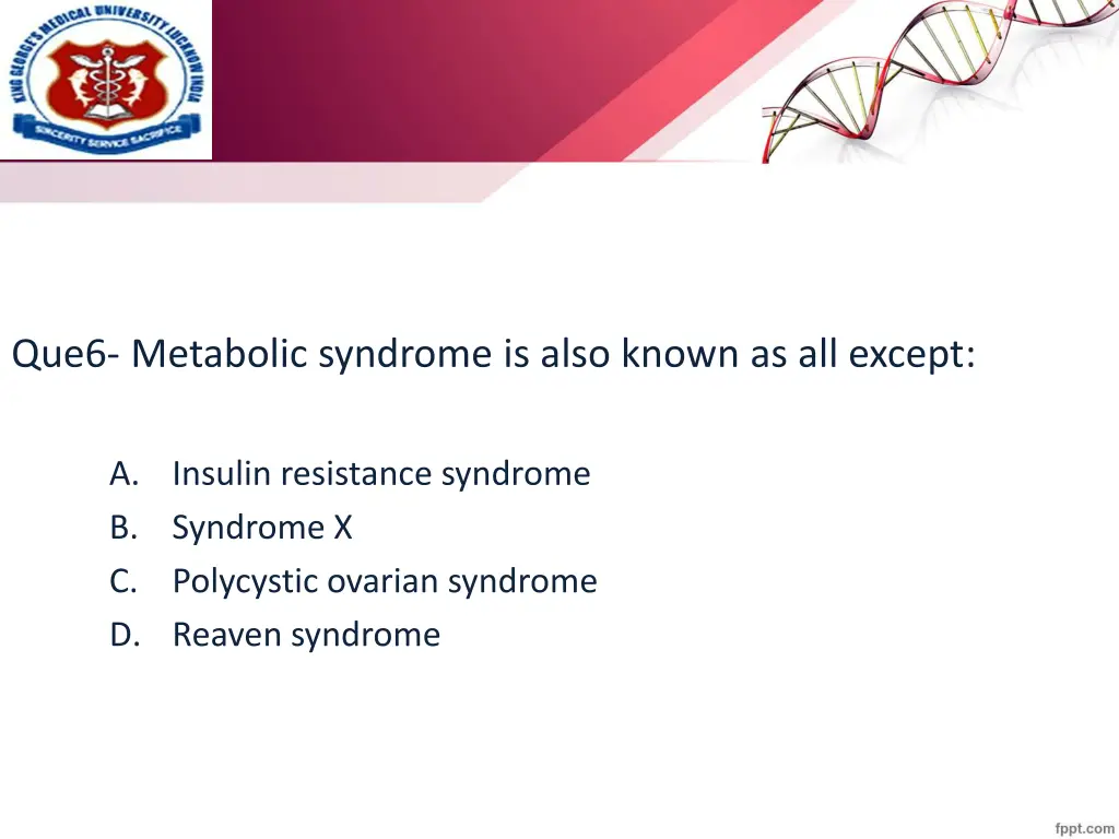 que6 metabolic syndrome is also known