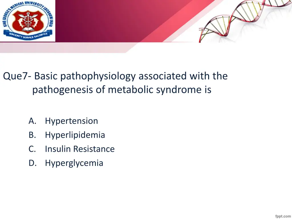 que7 basic pathophysiology associated with