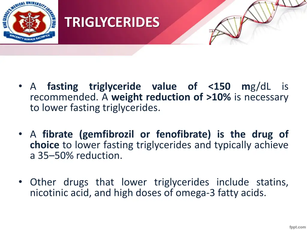 triglycerides