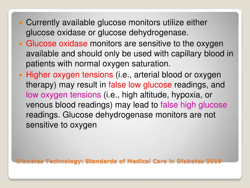 currently available glucose monitors utilize