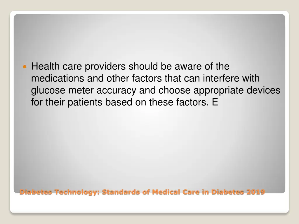 health care providers should be aware