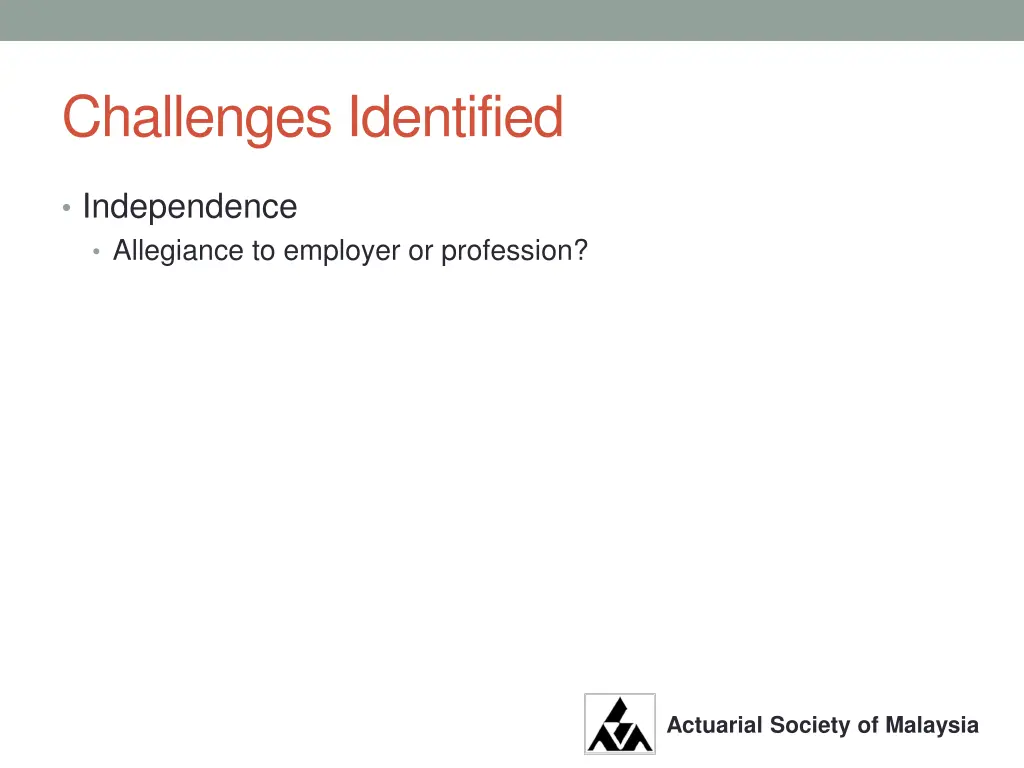 challenges identified 3