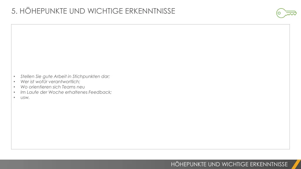 5 h hepunkte und wichtige erkenntnisse