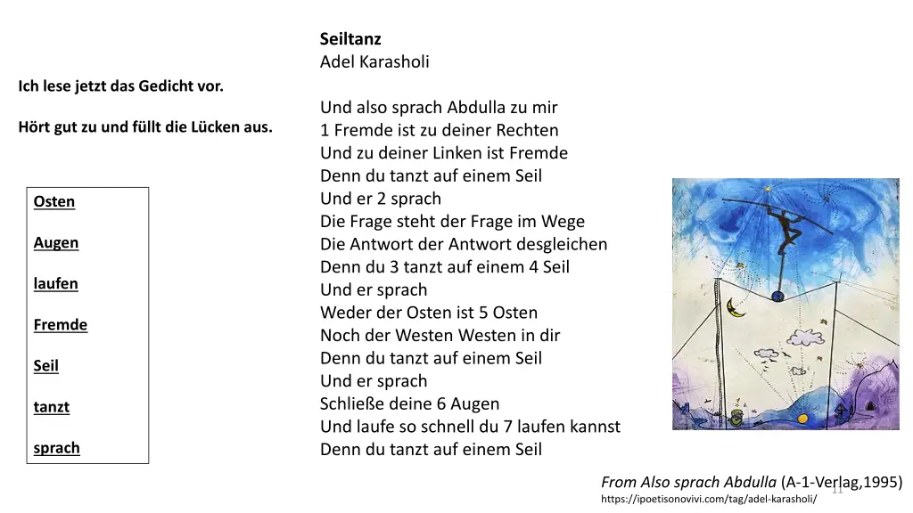 seiltanz adel karasholi 1