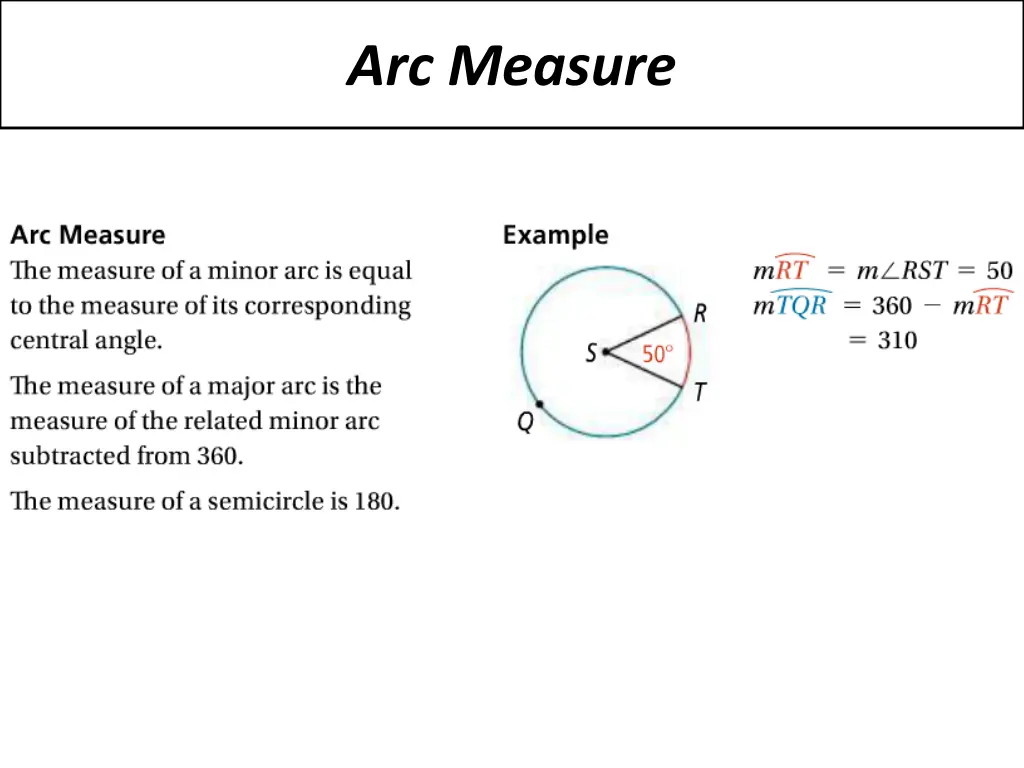 arc measure