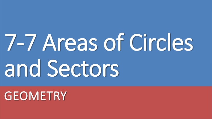 7 7 7 areas of circles 7 areas of circles