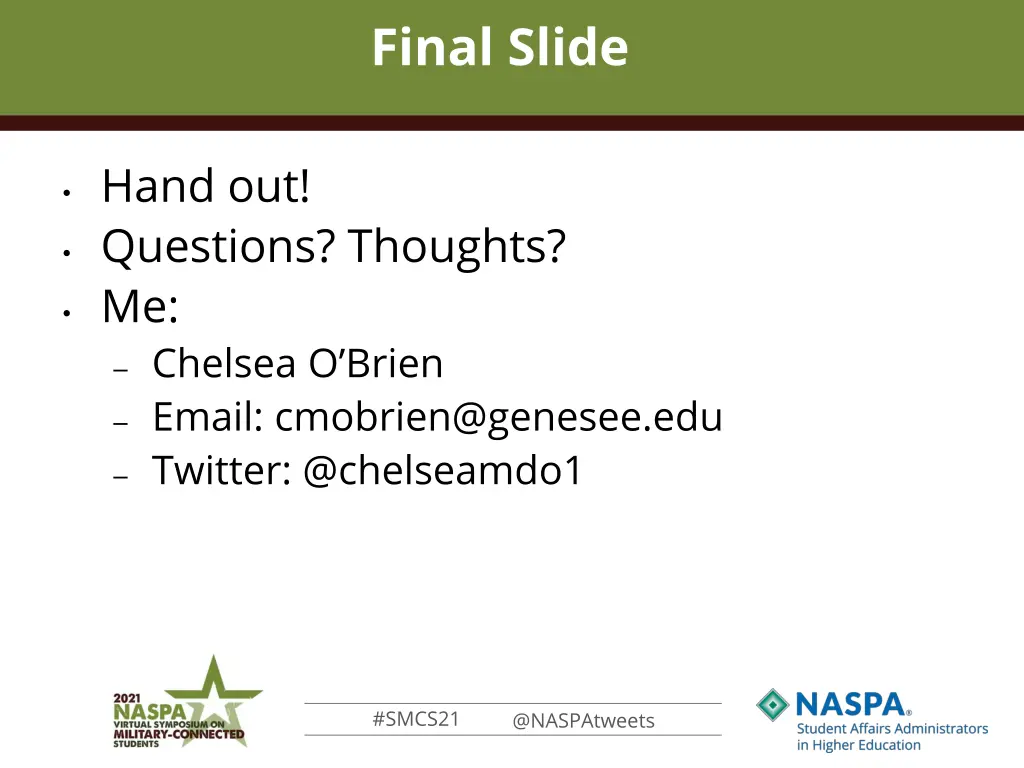 final slide
