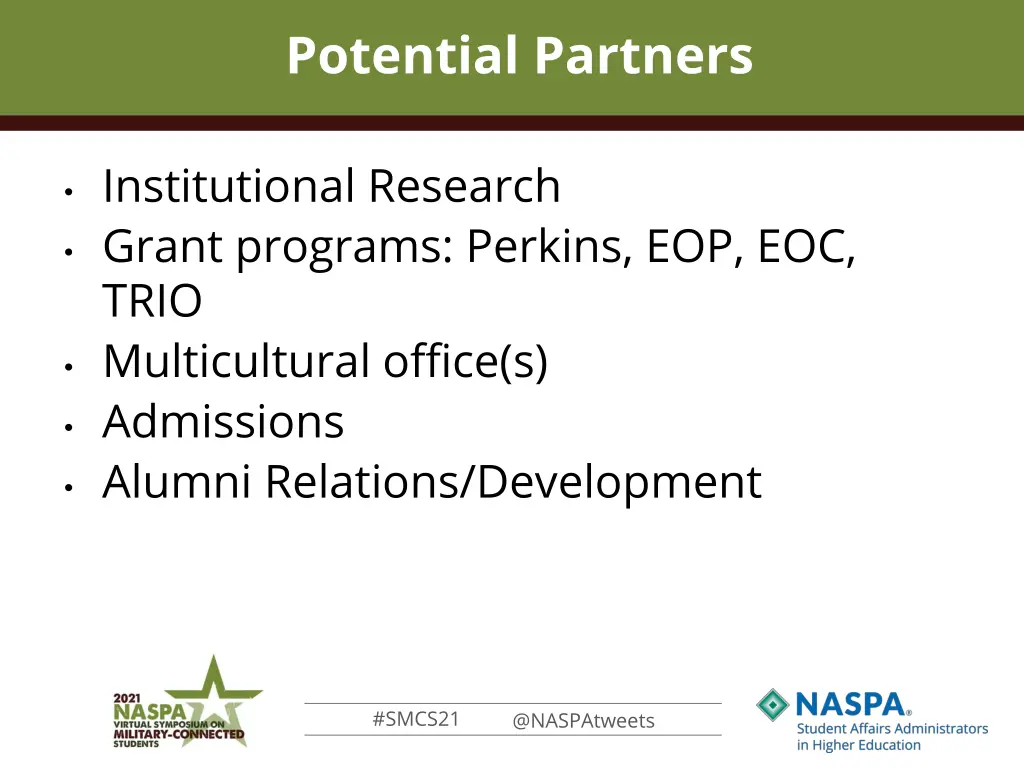 potential partners