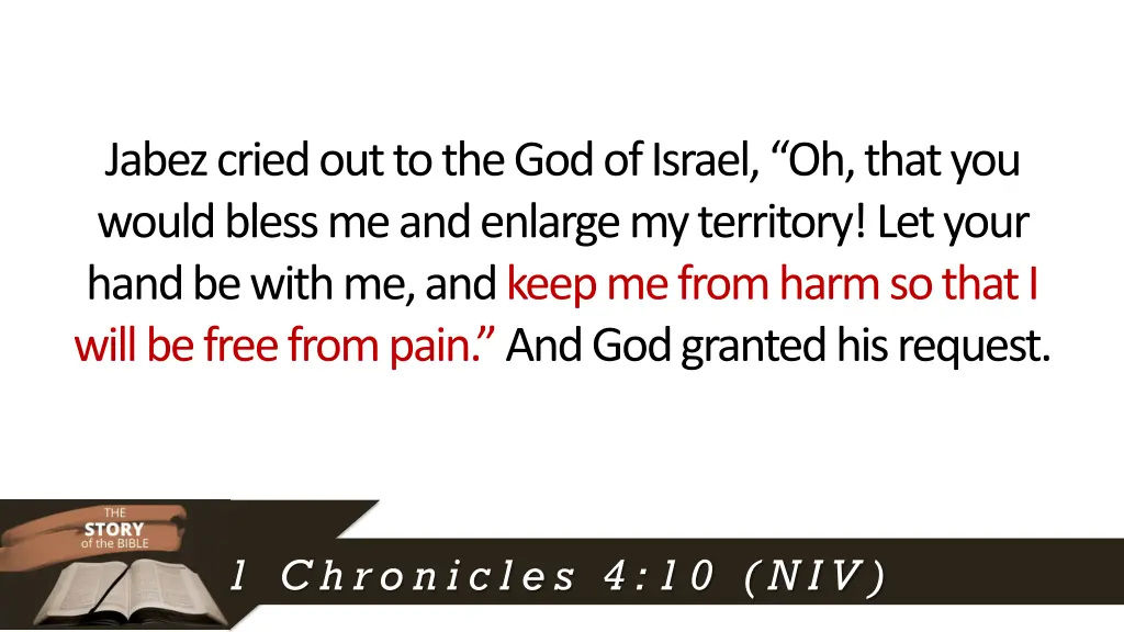 jabez cried out to the god of israel oh that 4