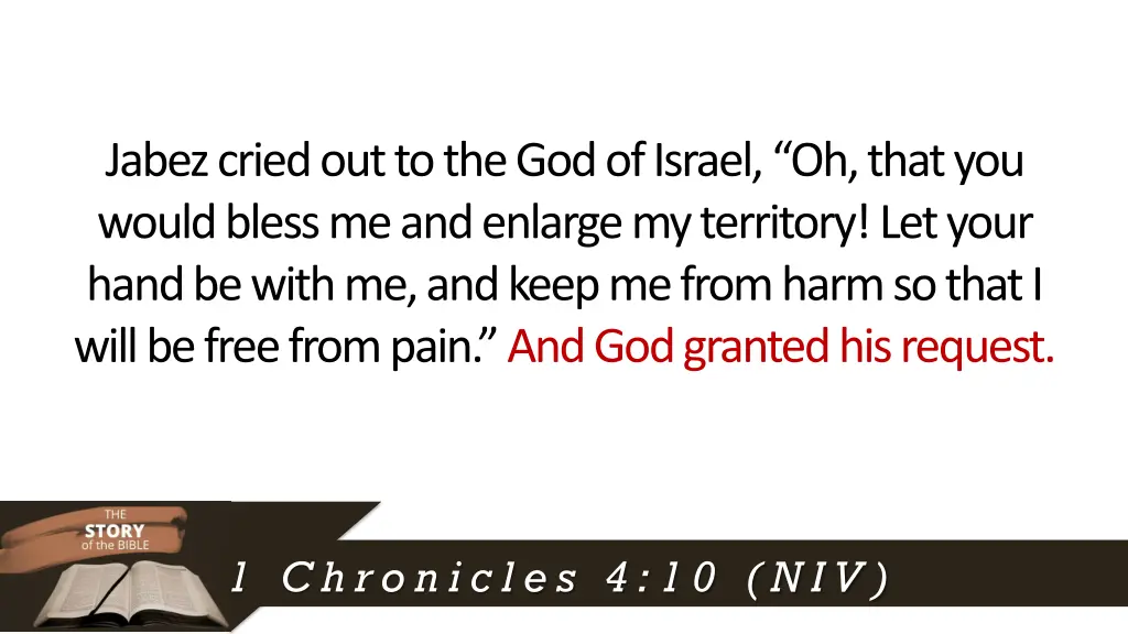 jabez cried out to the god of israel oh that 5