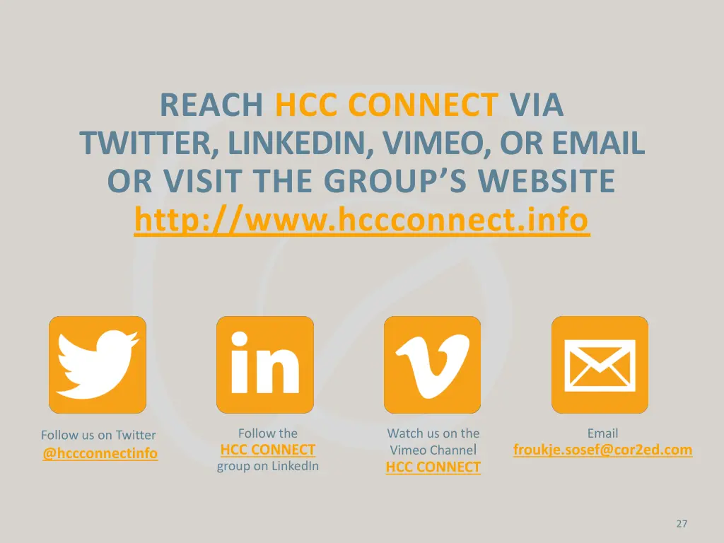 reach hcc connect via twitter linkedin vimeo