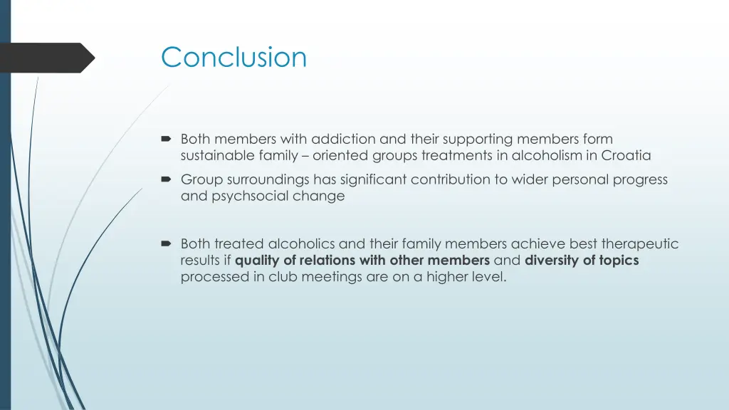 conclusion