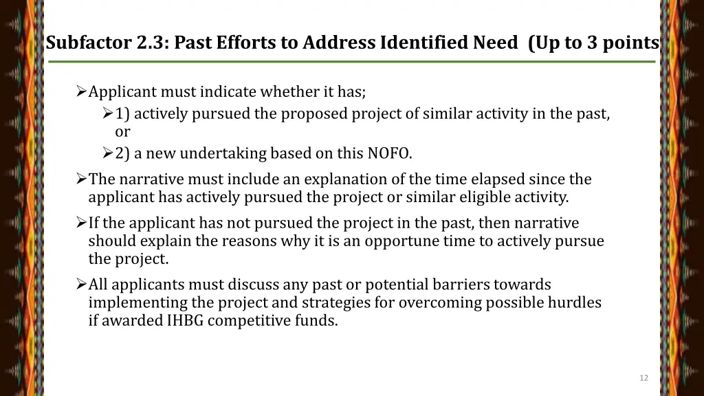 subfactor 2 3 past efforts to address identified