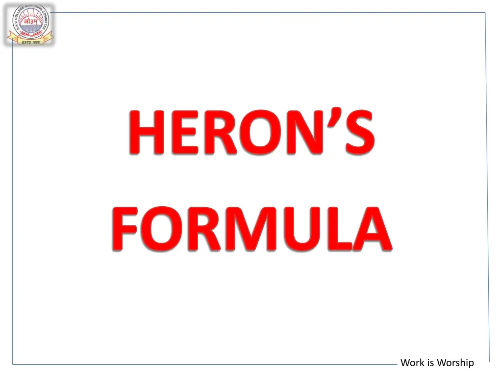 heron s formula