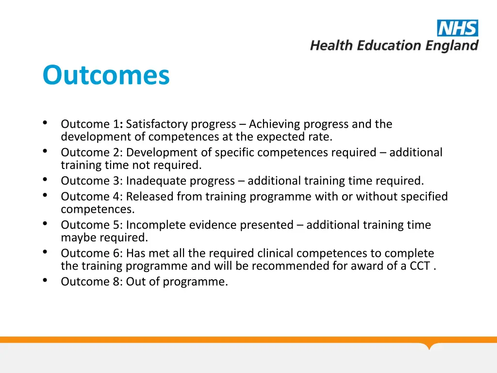 outcomes 1