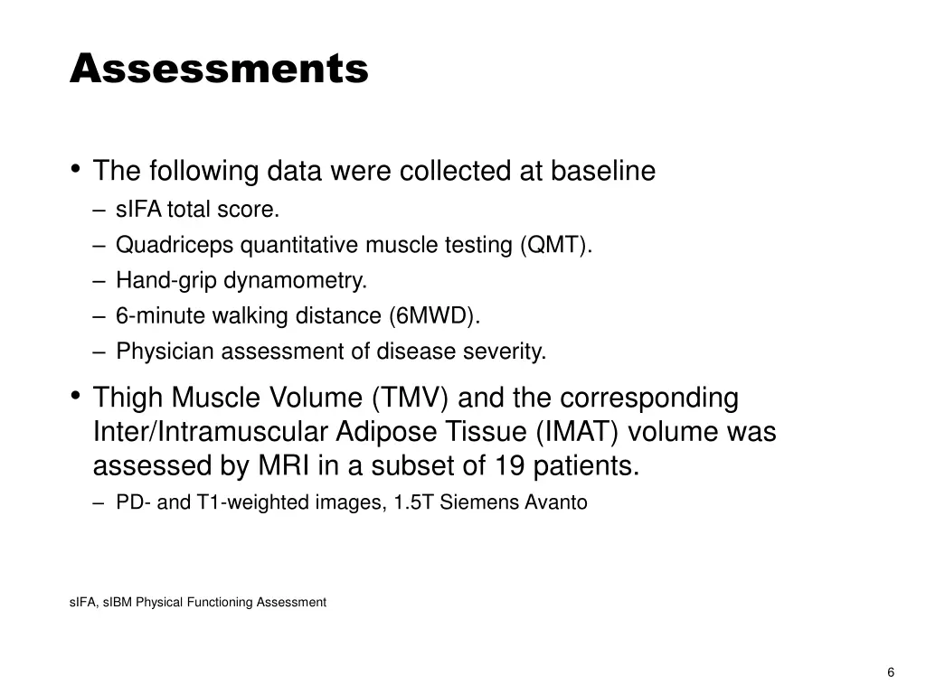 assessments