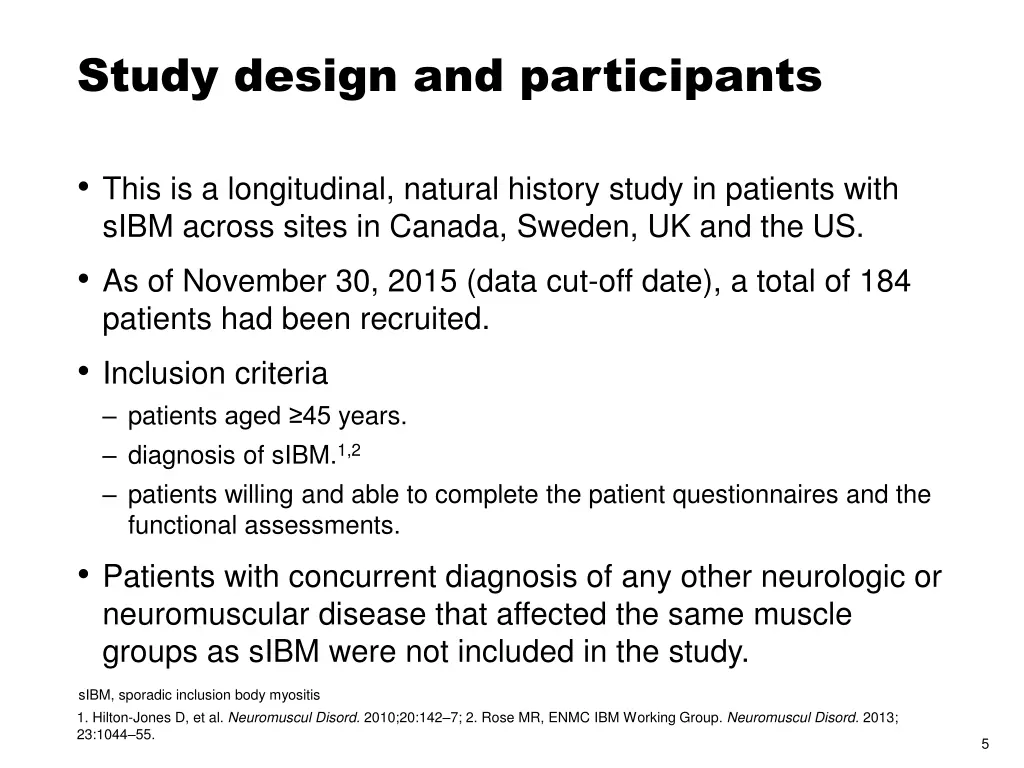 study design and participants