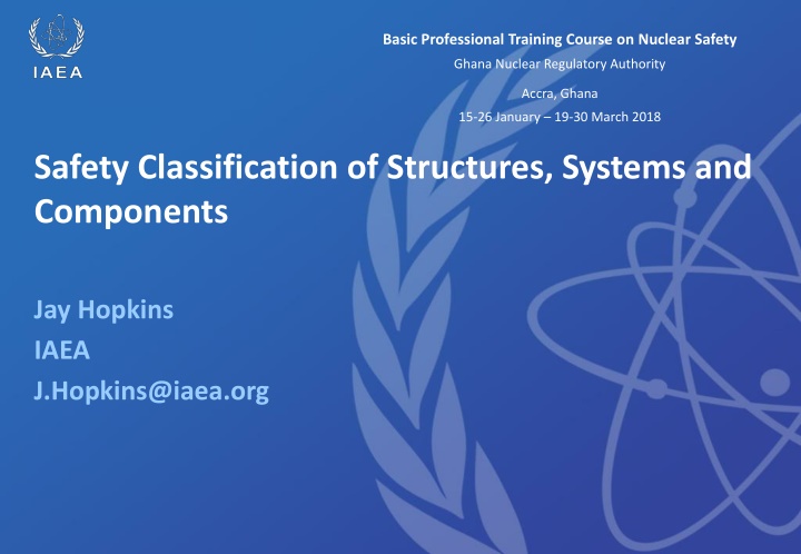 basic professional training course on nuclear