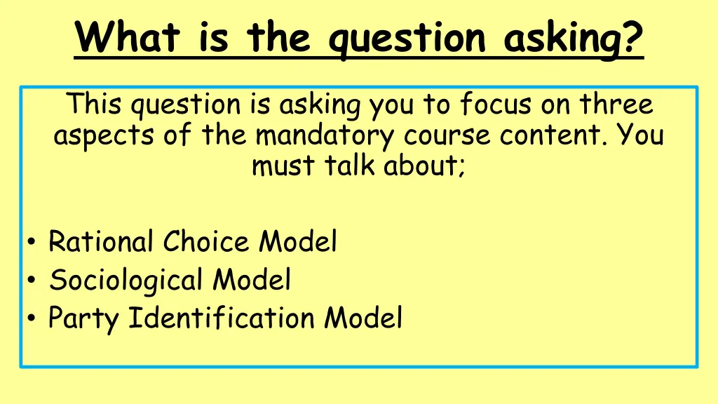 what is the question asking