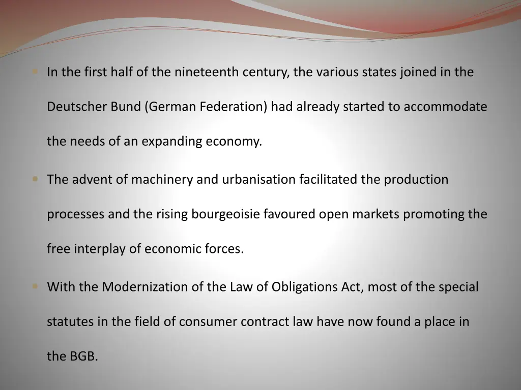 in the first half of the nineteenth century