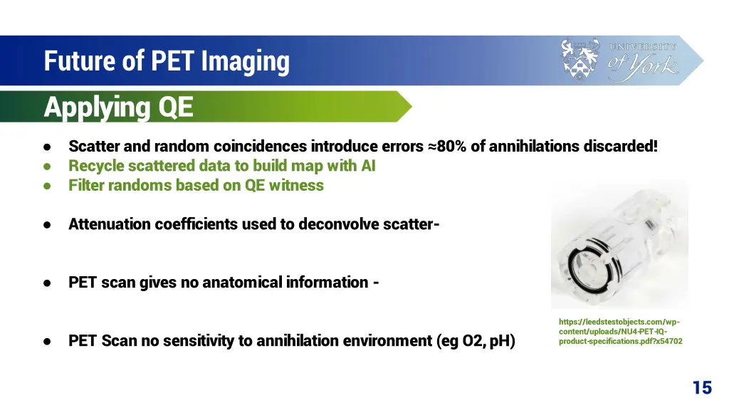 future of pet imaging applying qe 1