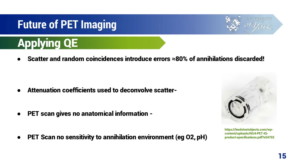 future of pet imaging applying qe