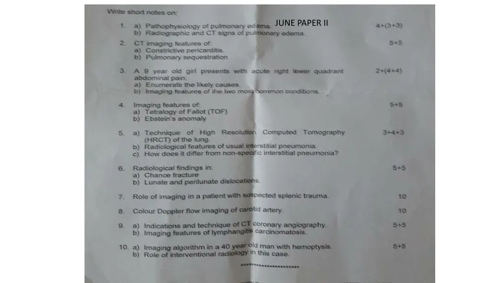 june paper ii