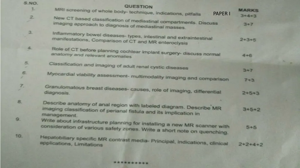 paper i
