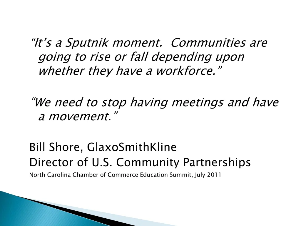 it s a sputnik moment communities are going