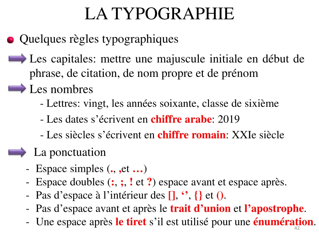 la typographie
