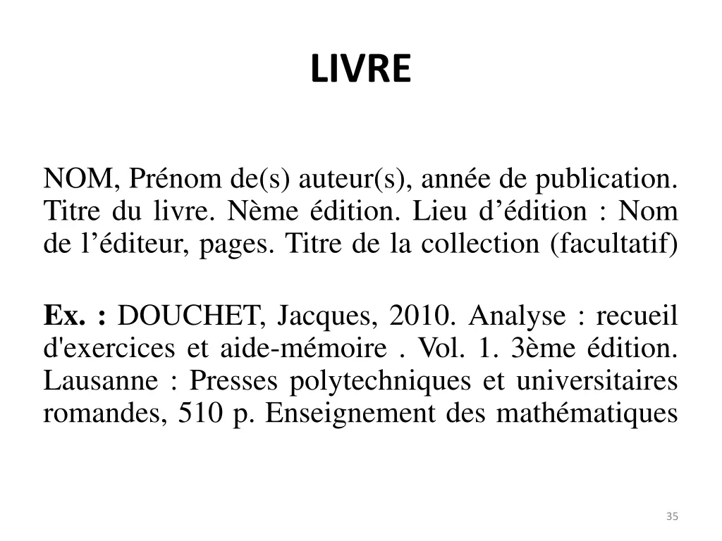 livre