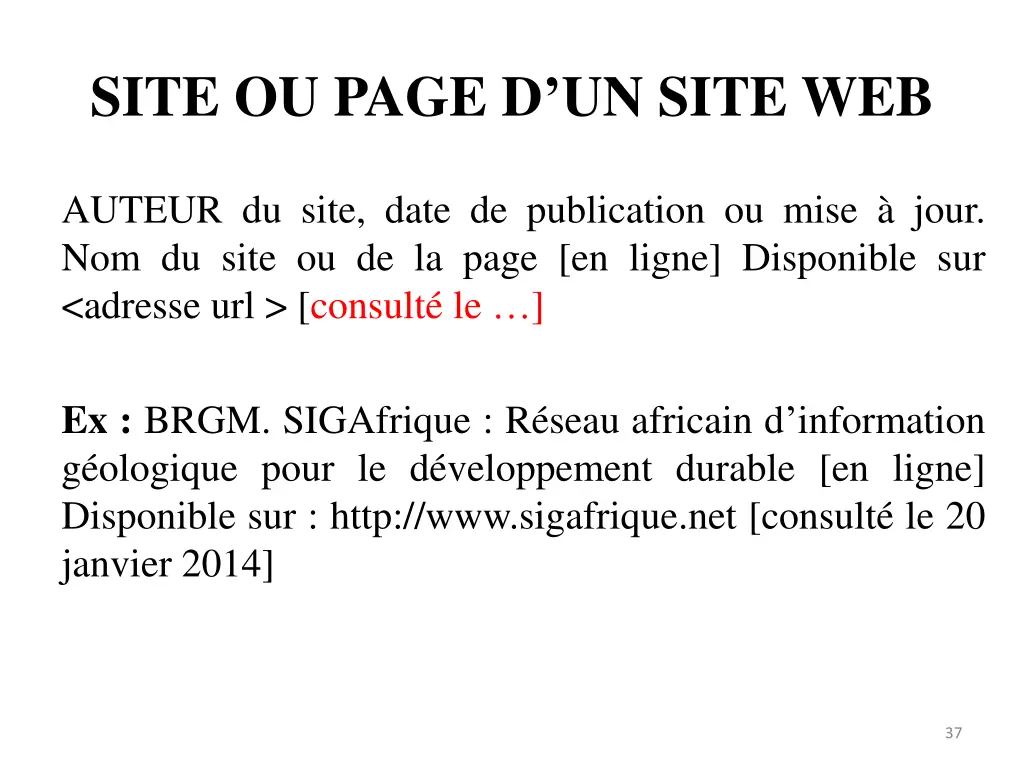 site ou page d un site web
