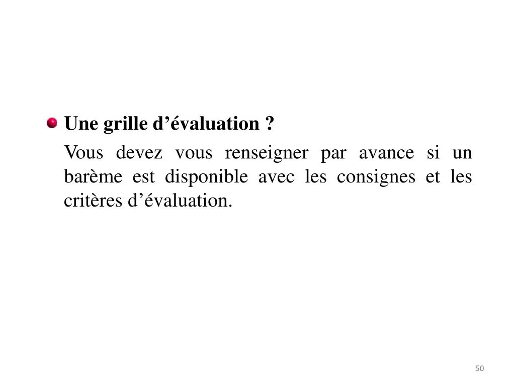une grille d valuation vous devez vous renseigner
