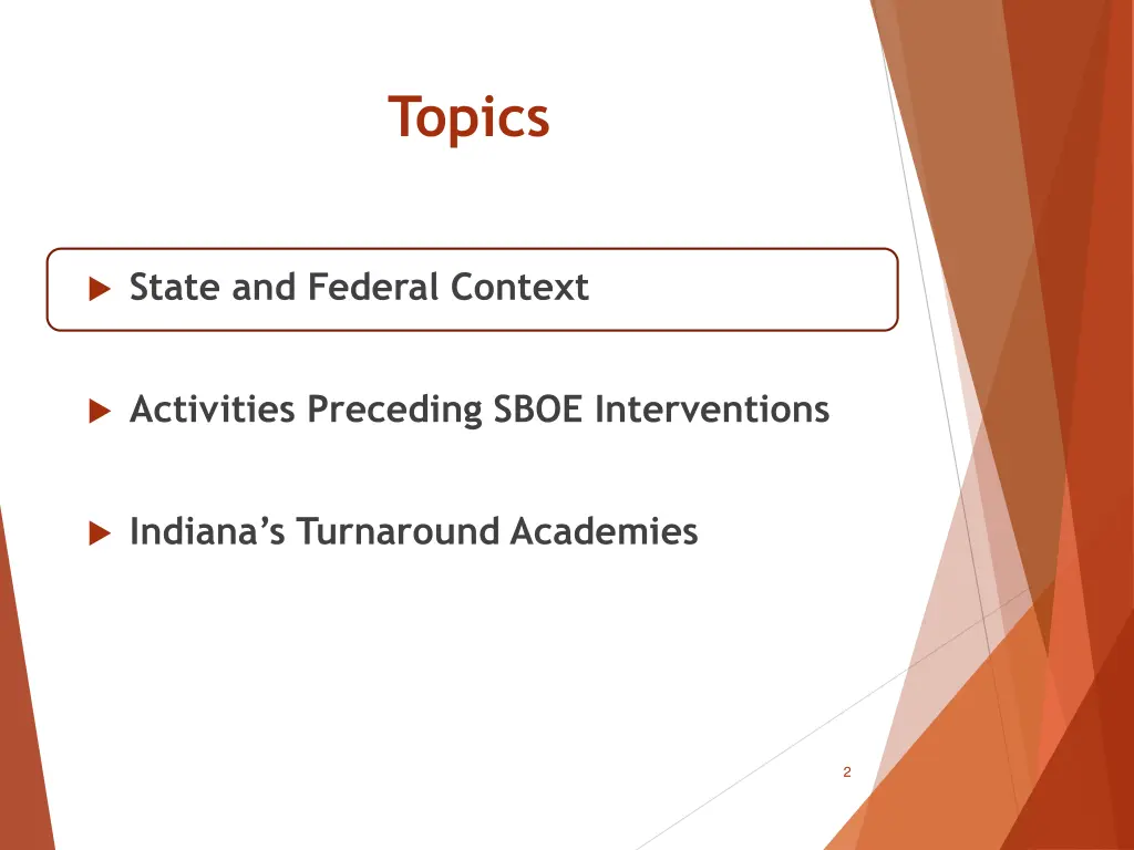 topics